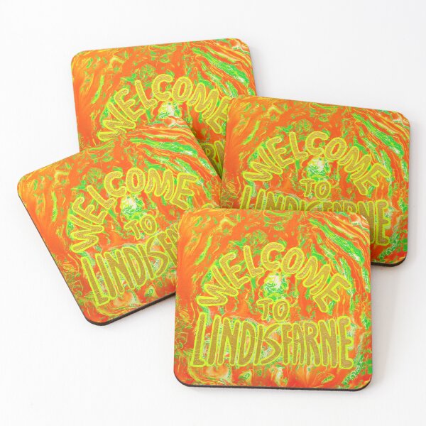 Item preview, Welcome To Lindisfarne Art, Red And Green  designed and sold by Andrew Morrell.