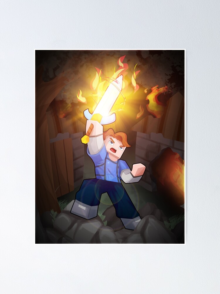 Fighting For Love Minecraft Song Poster For Sale By Ryguyrocky Redbubble