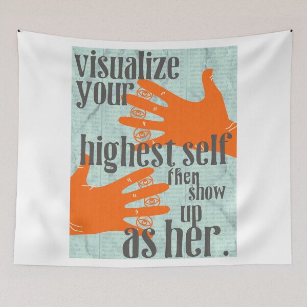 Item preview, VISUALIZE YOUR HIGHEST SELF designed and sold by Julia Santos.