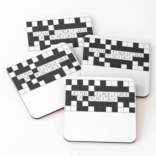 Item preview, tag location crossword clue,tag inside a shirt designed and sold by KElife.