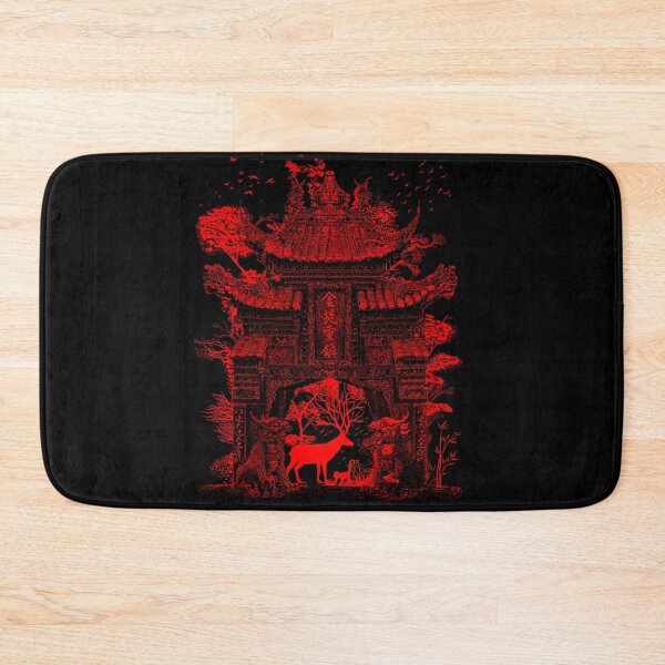 Item preview, Japanese red temple gate designed and sold by albertocubatas.