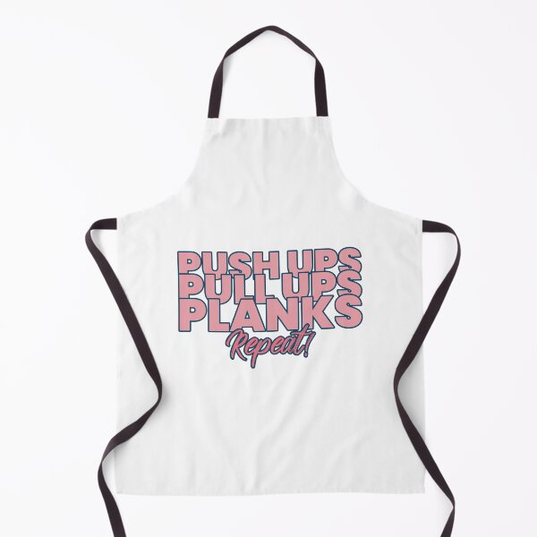 Item preview, Push Ups Pull Ups Planks Repeat designed and sold by RiseandShineTee.
