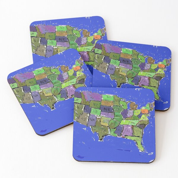 Item preview, The USA Map designed and sold by BrookevilleAlex.