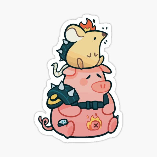 Junkrat N Roadhog Sticker
