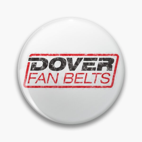Item preview, Dover Fan Belts (New Design - White - Worn) designed and sold by Justin Ellis.