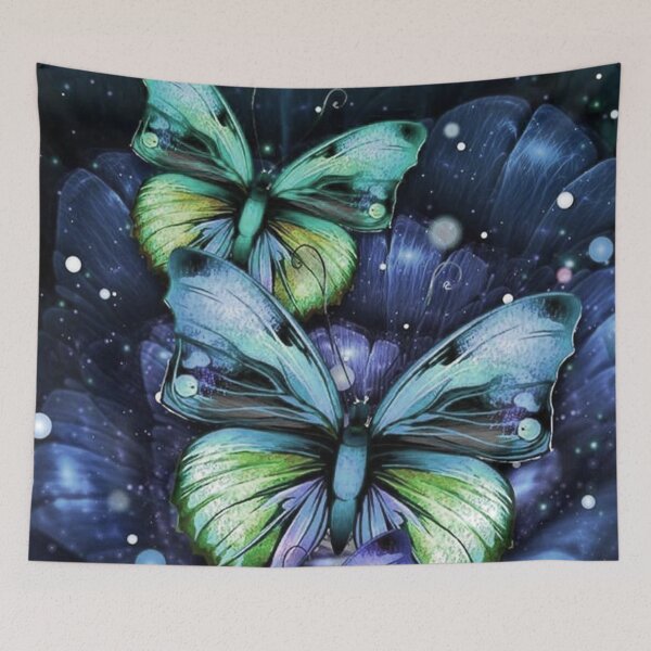 Item preview, Dignified Royal Blue Duo Butterflies designed and sold by NexusArts.