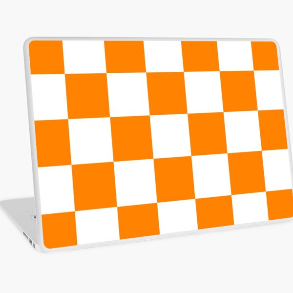 Tennessee Vols Checkerboard Pattern Laptop Skin