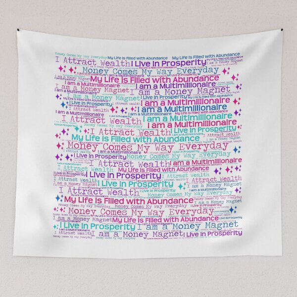 Item preview, Multimillionaire Affirmations with sparkling diamonds designed and sold by frankie5368.