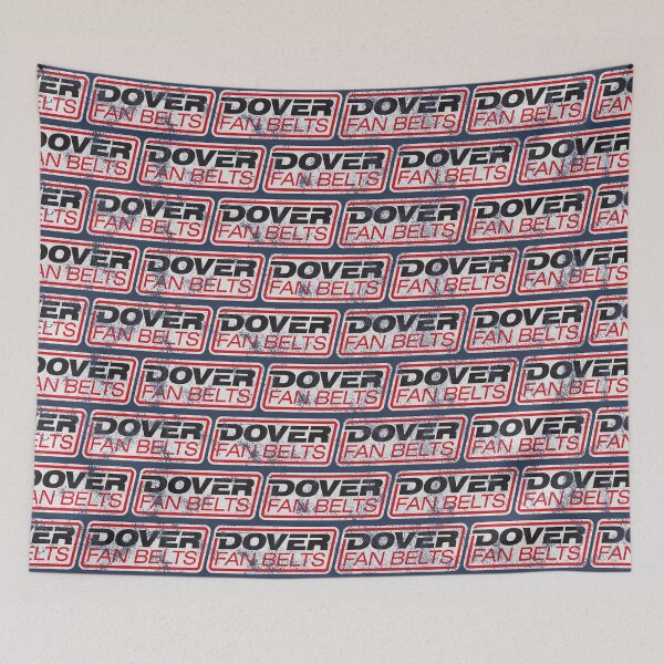 Item preview, Dover Fan Belts (New Design - Dark Blue - Worn) designed and sold by Justin Ellis.