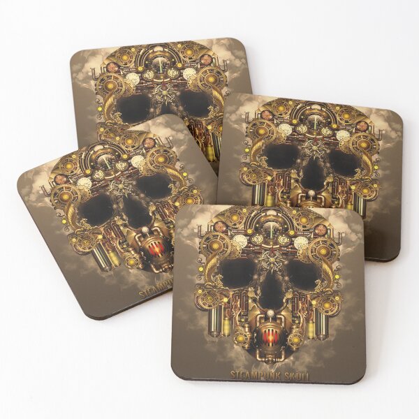 Item preview, Steampunk Skull Art  designed and sold by Maniakuk.