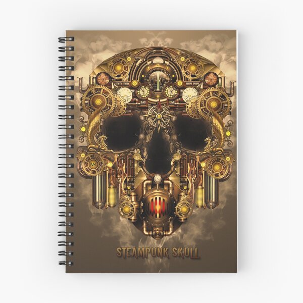 Item preview, Steampunk Skull Art designed and sold by Maniakuk.