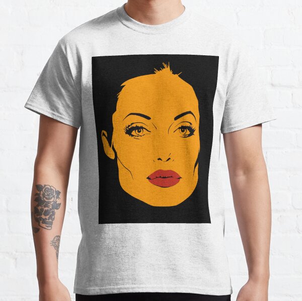 Angelina Jolie, Cut paper on board, 15 x 20, 2015 Classic T-Shirt
