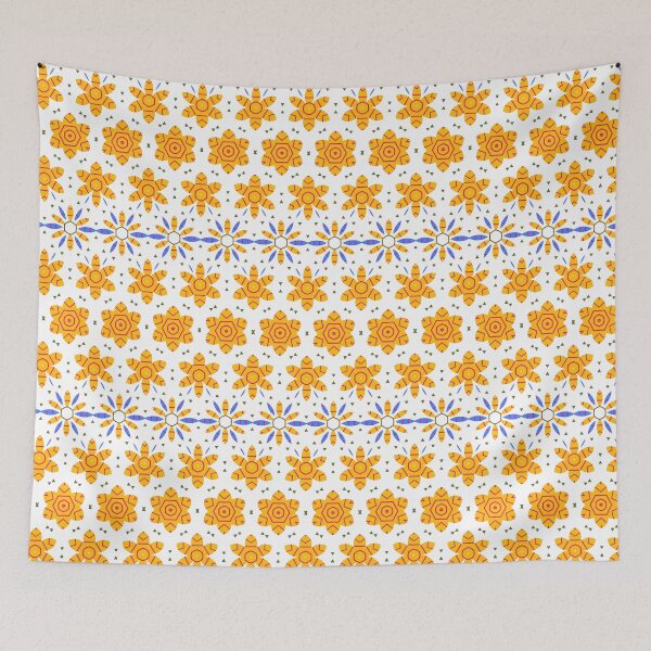 Item preview, Bright and Cheerful Nordic Scandinavian Geometric Color Pattern in Blue, Green, Purple, Yellow, Orange, and Red designed and sold by cozycaroline.
