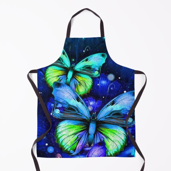Item preview, Dynamic Indigo Turquoise Duo Butterflies designed and sold by NexusArts.
