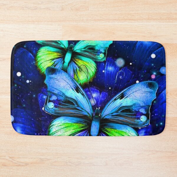 Item preview, Dynamic Indigo Turquoise Duo Butterflies designed and sold by NexusArts.