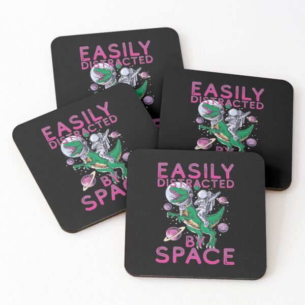 Item preview, Easily Distracted By Space - Dinosaurs Are Awesome - Easily Distracted By Dinosaurs -Astronaut - A Great Design For gifts For Space Enthusiasts designed and sold by crazycollective.