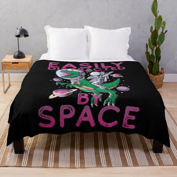 Item preview, Easily Distracted By Space - Dinosaurs Are Awesome - Easily Distracted By Dinosaurs -Astronaut - A Great Design For gifts For Space Enthusiasts designed and sold by crazycollective.