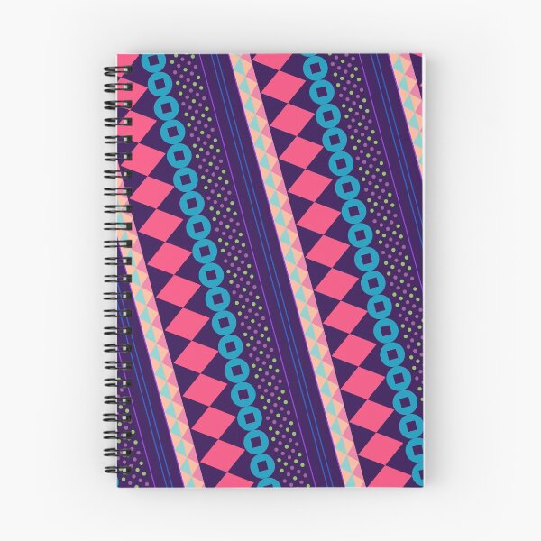 Aperçu de l'œuvre Violet et rose motif géométrique rétro créée et vendue par danaestudio.