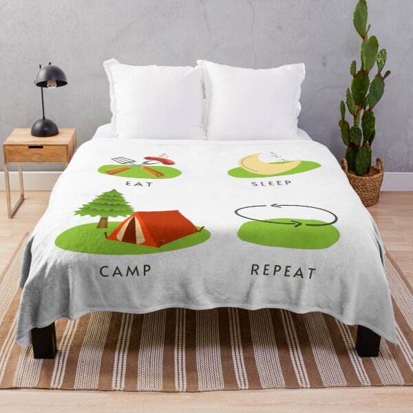 Item preview, eat sleep camp repeat designed and sold by patricke116.