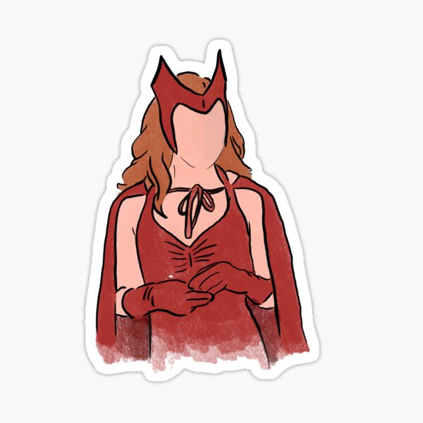 Item preview, Scarlett Witch Watercolor designed and sold by loserlikeme.