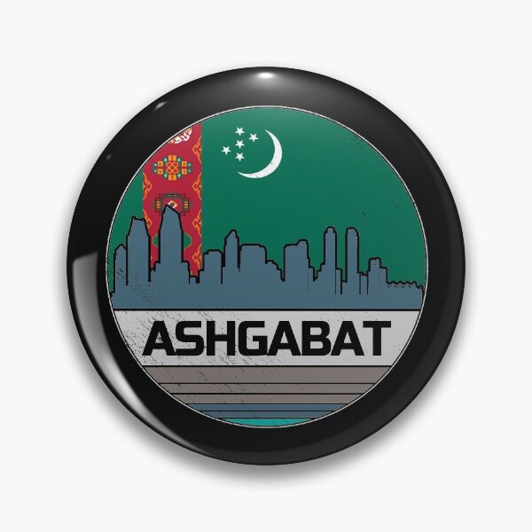 Item preview, Ashgabat Poltoratsk Ashkhabad Aşgabat Turkmenistan Capital Turkmenian Turkmen Patriot Gift designed and sold by TheAplus.