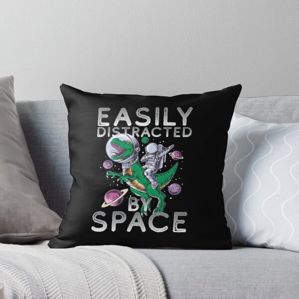 Item preview, Easily Distracted By Space - Dinosaurs Are Awesome - Easily Distracted By Dinosaurs -Astronaut - A Great Design For gifts For Space Enthusiasts designed and sold by crazycollective.