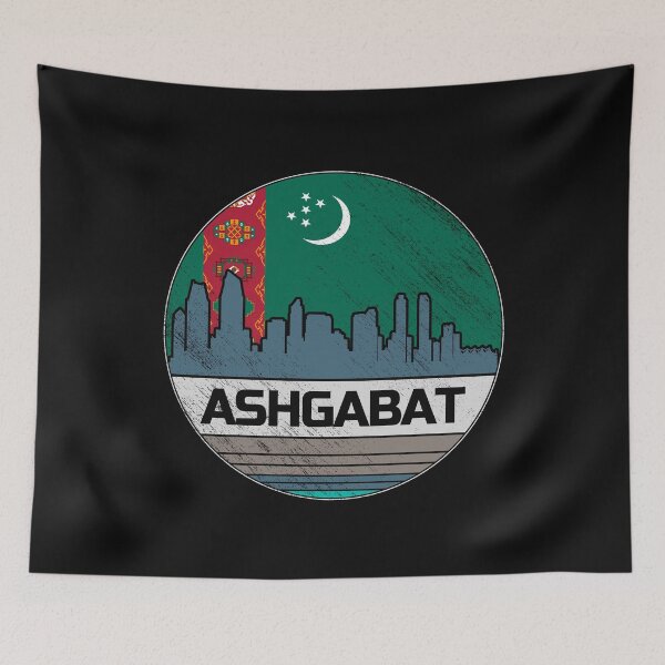 Item preview, Ashgabat Poltoratsk Ashkhabad Aşgabat Turkmenistan Capital Turkmenian Turkmen Patriot Gift designed and sold by TheAplus.