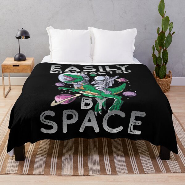 Item preview, Easily Distracted By Space - Dinosaurs Are Awesome - Easily Distracted By Dinosaurs -Astronaut - A Great Design For gifts For Space Enthusiasts designed and sold by crazycollective.