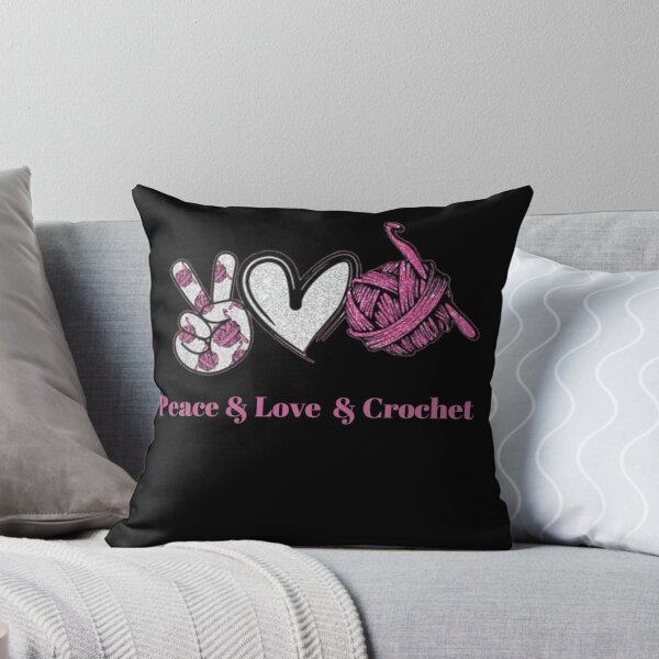 Item preview, Peace & Love & Crochet designed and sold by wataraadam.