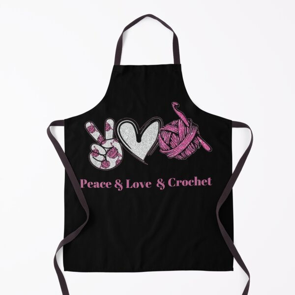 Item preview, Peace & Love & Crochet designed and sold by wataraadam.
