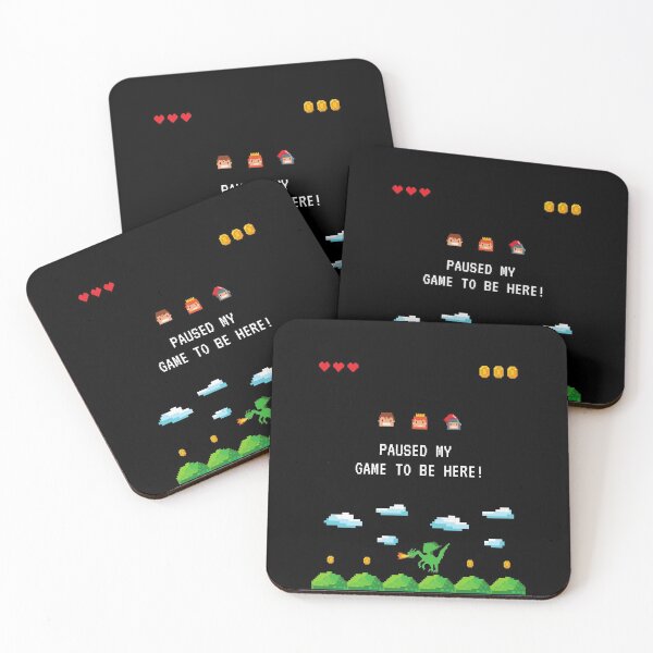 Item preview, I paused my game to be here! designed and sold by Creatoe.