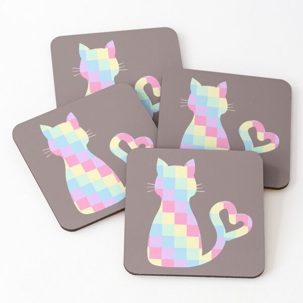 Item preview, Geometric Pink Mixed Cat designed and sold by DAFIN.