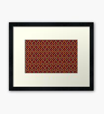 The Shining - Carpet pattern Framed Print