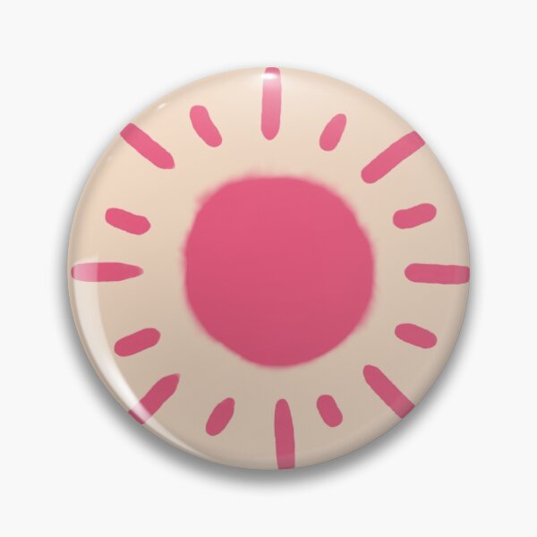 Item preview, Groovy Retro Sun Pattern - Tan Orange Pink Palette designed and sold by illocharm.