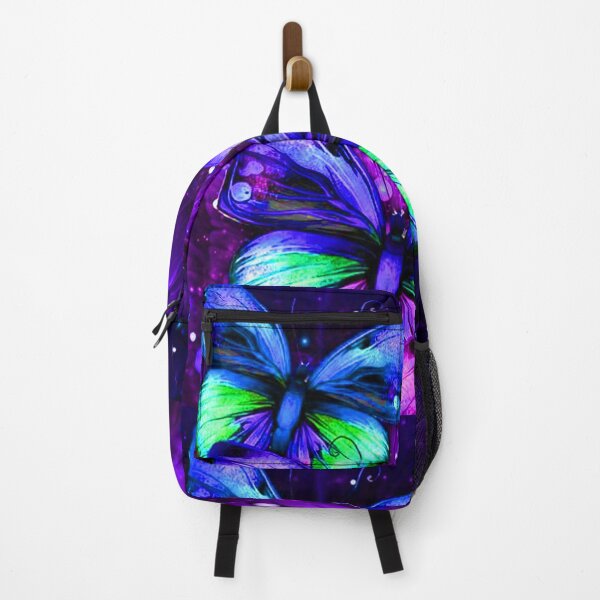 Item preview, Dynamic Indigo Amethyst Duo Butterflies designed and sold by NexusArts.