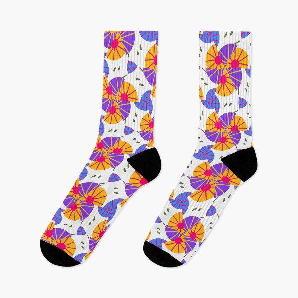Item preview, Bright and Cheerful Nordic Scandinavian Geometric Color Pattern in Blue, Green, Purple, Yellow, Orange, and Red designed and sold by cozycaroline.