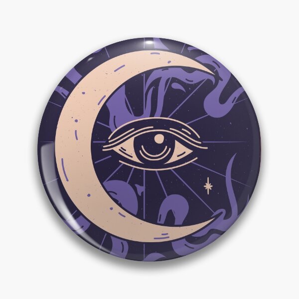 Item preview, Spooky Tarot Card: The Eye of the Moon designed and sold by SLAG-Creative.