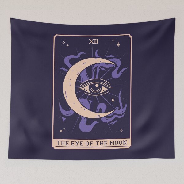 Item preview, Spooky Tarot Card: The Eye of the Moon designed and sold by SLAG-Creative.