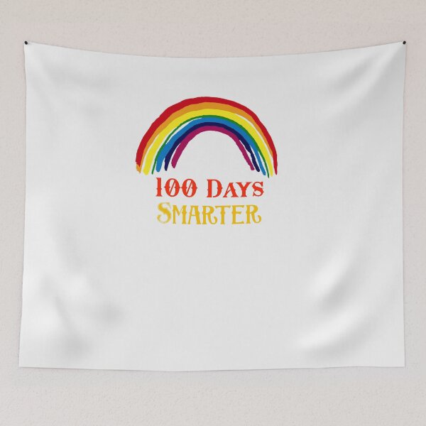 Item preview, 100th Day Of School Teacher "100 Days Smarter Rainbow" designed and sold by aliaiffa.