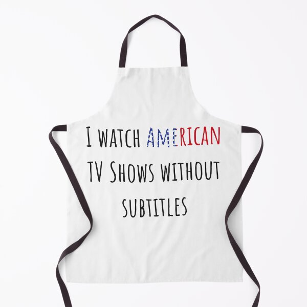 Item preview, I watch American TV Shows without subtitles designed and sold by AnnaRuz.