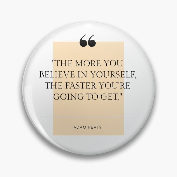 Item preview, Adam Peaty Quote designed and sold by Swimerch.