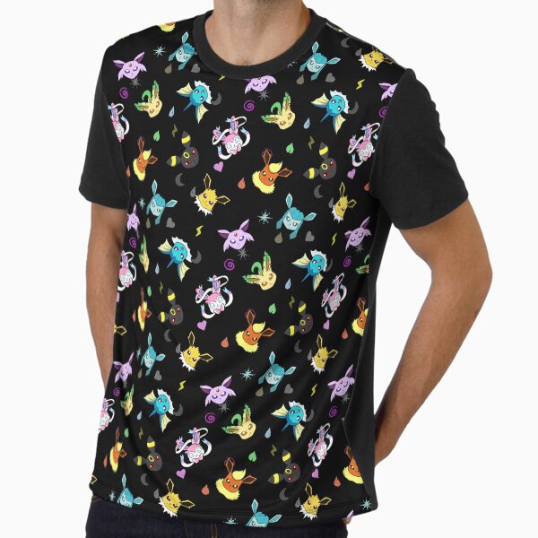 Eeveelution type pattern Graphic T-Shirt