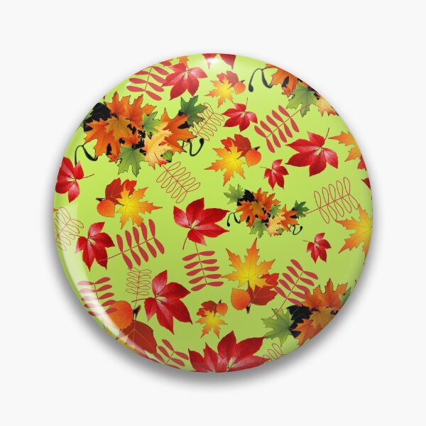 Item preview, YELLOW RED MAPLE LEAVES FALLING AUTUMN PATTERN  designed and sold by samArtline.