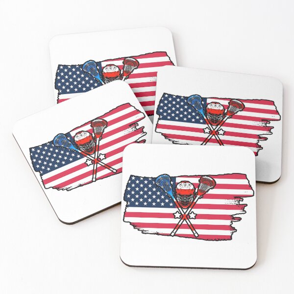 Item preview, Lacrosse Usa American Flag designed and sold by SamirElh77.