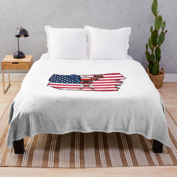 Item preview, Lacrosse Usa American Flag designed and sold by SamirElh77.