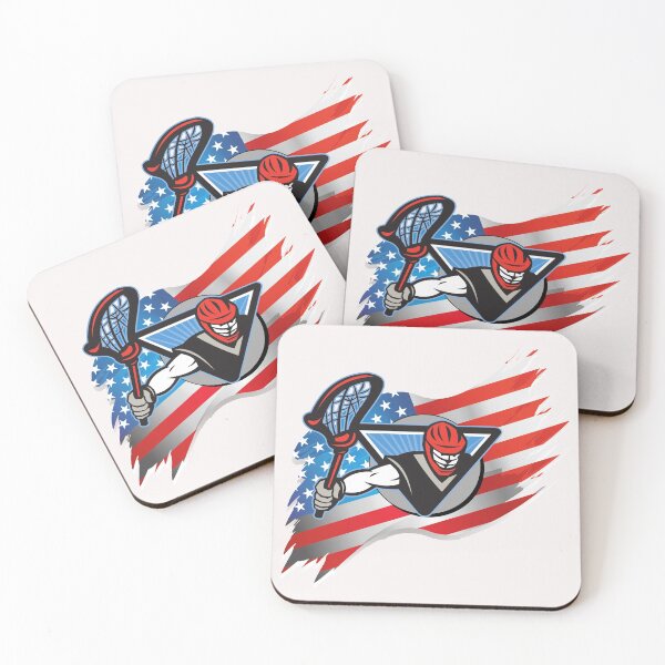 Item preview, lacrosse usa american flag designed and sold by Tulips2.