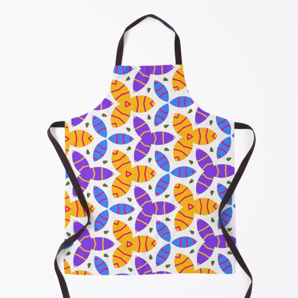 Item preview, Bright and Cheerful Nordic Scandinavian Geometric Color Pattern in Blue, Green, Purple, Yellow, Orange, and Red designed and sold by cozycaroline.