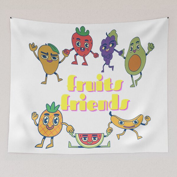 Item preview, Fruits Friends designed and sold by BubbleShopLK.