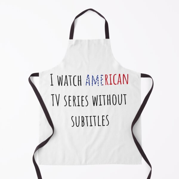Item preview, I watch American TV series without subtitles designed and sold by AnnaRuz.