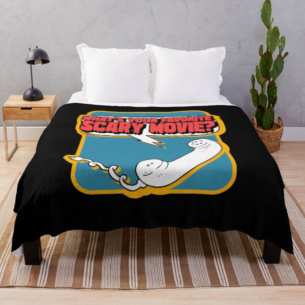 Item preview, What's your favorite scary movie? (american spelling) designed and sold by The Cosmic Turtle.